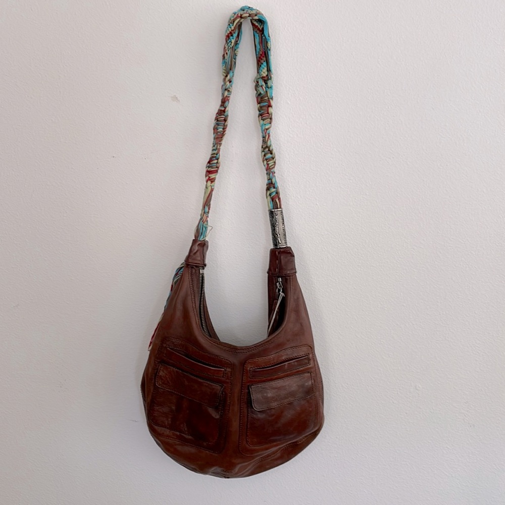 Hugo boss leather crossbody bag